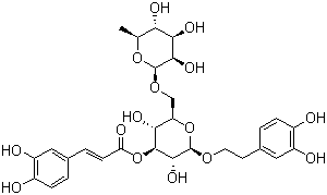 structure of CAS# 1357910-26-9, 异连翘酯苷 A