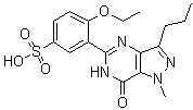 structure of CAS# 1357931-55-5, 3-(6,7-二氢-1-甲基-7-氧代-3-丙基-1H-吡唑并[4,3-d]嘧啶-5-基)-4-乙氧基苯磺酸
