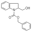 CAS # 135829-04-8, 2,3-Dihydro-2-(hydroxymethyl)-1H-indole-1-carboxylic acid phenylmethyl ester