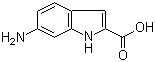 structure of CAS# 135855-63-9, 6-氨基-1H-吲哚-2-羧酸