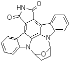 structure of CAS# 135897-06-2, 9,10,11,12-四氢-9,12-环氧-1H-二吲哚并[1,2,3-fg:3',2',1'-kl]吡咯并[3,4-i][1,6]苯并二氮杂环辛四烯-1,3(2H)-二酮