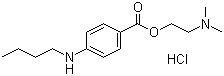 CAS 登录号：136-47-0, 盐酸丁卡因, 4-(丁氨基)-苯甲酸-2-(二甲氨基)乙酯盐酸盐