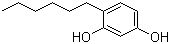 structure of CAS# 136-77-6, 4-己基-1,3-苯二酚