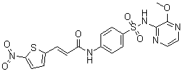 structure of CAS# 1360614-48-7, Necrosulfonamide
