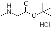 structure of CAS# 136088-69-2, Sarcosine tert-butyl ester hydrochloride