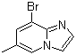 structure of CAS# 136117-93-6, 8-溴-6-甲基咪唑并[1,2-a]吡啶