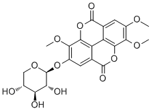 structure of CAS# 136133-08-9, 3,7-二-O-甲基蛇莓甙 A