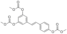 CAS 登录号：1361333-19-8, 白藜芦醇三(甲基碳酸酯)