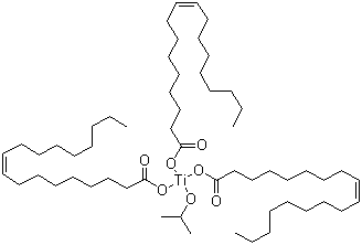 CAS 登录号：136144-62-2, 异丙基三油酸酰氧基钛酸酯