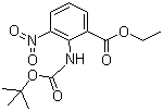 CAS # 136285-65-9, 2-[[(1,1-Dimethylethoxy)carbonyl]amino]-3-nitrobenzoic acid ethyl ester