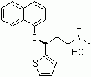 structure of CAS# 136434-34-9, Duloxetine hydrochloride