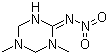 structure of CAS# 136516-16-0, 1,5-二甲基-2-硝基亚氨基六氢-1,3,5-三嗪