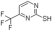structure of CAS# 136547-17-6, 4-(Trifluoromethyl)-2-pyrimidinethiol