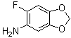 structure of CAS# 1366234-03-8, 6-氟-1,3-苯并二氧杂环戊烯-5-胺