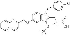 structure of CAS# 136668-42-3, Quiflapon