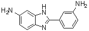 structure of CAS# 13676-49-8, 2-(3-Aminophenyl)-1H-benzimidazol-6-amine