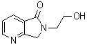structure of CAS# 136842-80-3, 6,7-二氢-6-(2-羟基乙基)-5H-吡咯并[3,4-b]吡啶-5-酮
