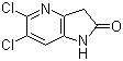 structure of CAS# 136888-26-1, 5,6-二氯-1H-吡咯并[3,2-b]吡啶-2(3H)-酮
