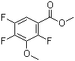 structure of CAS# 136897-64-8, 2,4,5-三氟-3-甲氧基苯甲酸甲酯