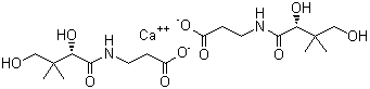 structure of CAS# 137-08-6, 泛酸钙