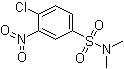 CAS # 137-47-3, 4-Chloro-N,N-dimethyl-3-nitrobenzenesulfonamide, 5-(Dimethylsulfamoyl)-2-chloronitrobenzene, N,N-Dimethyl-3-nitro-4-chlorobenzenesulfonamide, N,N-Dimethyl-4-chloro-3-nitrobenzenesulfonamide, NSC 231629
