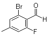structure of CAS# 1370025-54-9, 2-溴-6-氟-4-甲基苯甲醛