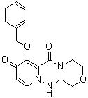 structure of CAS# 1370250-39-7, 3,4,12,12a-Tetrahydro-7-(phenylmethoxy)-1H-[1,4]oxazino[3,4-c]pyrido[2,1-f][1,2,4]triazine-6,8-dione