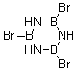 structure of CAS# 13703-88-3, 2,4,6-三溴环硼氮烷