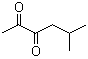 structure of CAS# 13706-86-0, 5-甲基-2,3-己二酮