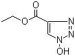 structure of CAS# 137156-41-3, Ethyl 1-hydroxy-1H-1,2,3-triazole-4-carboxylate
