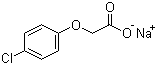 structure of CAS# 13730-98-8, 4-氯苯氧乙酸钠