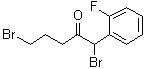 CAS 登录号：1373350-57-2, 1,5-二溴-1-(2-氟苯基)-2-戊酮