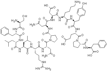 structure of CAS# 137339-65-2, 凝血酶受体激动剂肽-14