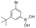 structure of CAS# 1373881-94-7, 3-溴-5-叔-丁基苯基硼酸