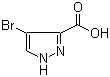 structure of CAS# 13745-17-0, 4-溴-1H-吡唑-3-甲酸
