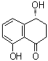 structure of CAS# 137494-04-3, (4R)-3,4-二氢-4,8-二羟基-1(2H)-萘酮
