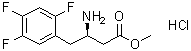 CAS # 1374985-05-3, (betaR)-beta-Amino-2,4,5-trifluorobenzenebutanoic acid methyl ester hydrochloride (1:1)