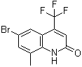 CAS # 1375066-09-3, 6-Bromo-8-methyl-4-(trifluoromethyl)-2(1H)-quinolinone