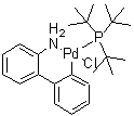 structure of CAS# 1375325-71-5, Chloro[(tri-tert-butylphosphine)-2'-amino[1,1'-biphenyl]-2-yl]palladium(II)