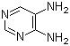 structure of CAS# 13754-19-3, 4,5-二氨基嘧啶