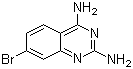 structure of CAS# 137553-43-6, 7-溴-2,4-二氨基喹唑啉