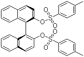 CAS # 137568-37-7, (R)-(-)-1,1'-Bi-2-naphthyl ditosylate, (R)-(-)-2,2'-Bis(p-toluenesulfonyloxy)-1,1'-binaphthalene, (R)-(-)-1,1'-Bi-2-naphthyl di-p-toluenesulfonate