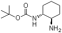 structure of CAS# 137731-41-0, (1R,2R)-N-叔丁氧羰基-1,2-二氨基环己烷
