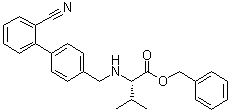 CAS 登录号：137864-23-4, N-[(2'-氰基联苯-4-基)甲基]-L-缬氨酸苄酯