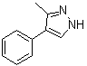 structure of CAS# 13788-84-6, 3-Methyl-4-phenyl-1H-pyrazole