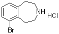 CAS 登录号：1379326-84-7, 6-溴-2,3,4,5-四氢-1H-3-苯并氮杂卓盐酸盐