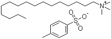 structure of CAS# 138-32-9, Cetrimonium tosylate