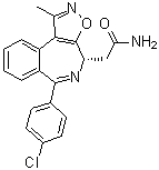 CAS 登录号：1380087-89-7, (4S)-6-(4-氯苯基)-1-甲基-4H-异恶唑并[5,4-d][2]苯并氮杂卓-4-乙酰胺