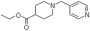 structure of CAS# 138030-54-3, Ethyl 1-((pyridin-4-yl)methyl)piperidine-4-carboxylate