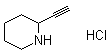 structure of CAS# 1380680-53-4, 2-乙炔基哌啶盐酸盐